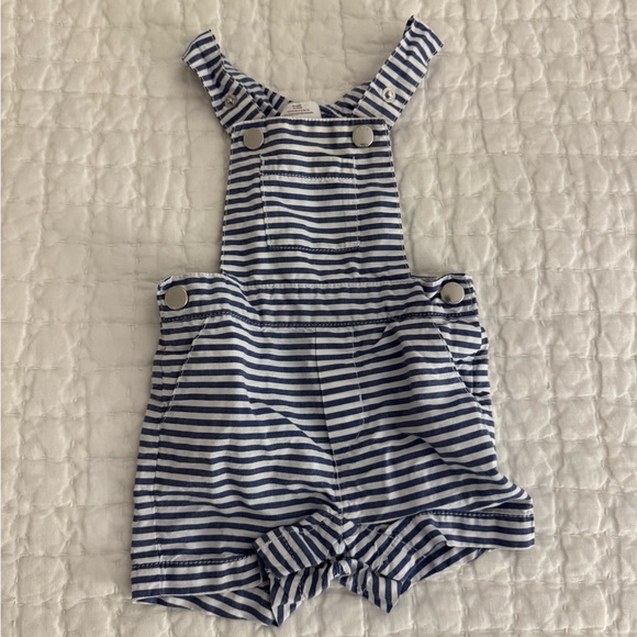 Jacadi Other - Jacadi Baby Stripe Short Overalls Size: 3-6 months in excellent condition